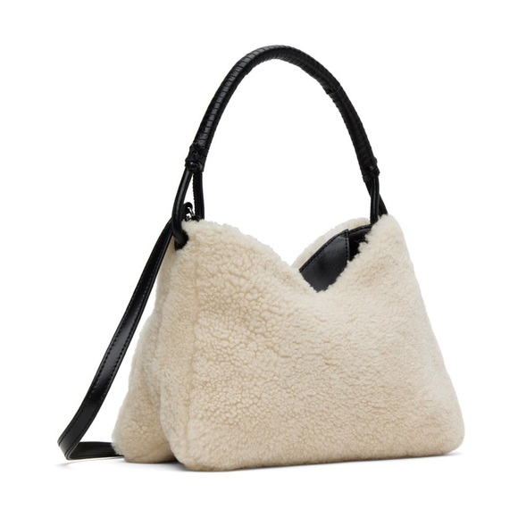 Price Firm - STAUD Shearling Valerie Bag - Picture 3 of 12